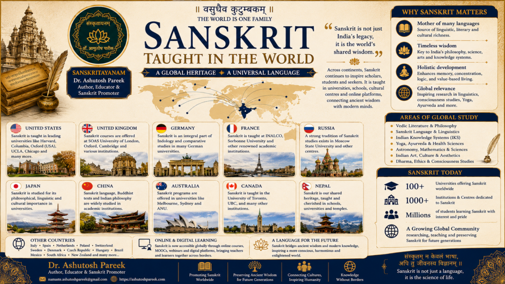 Sanskrit is a world language
